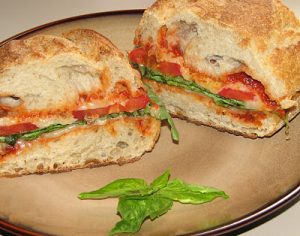 Vegetarian Italian Sandwich