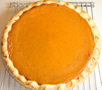 Pumpkin Pie with Homemade Crust