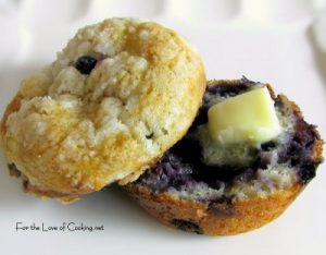 Blueberry Surprise Muffins with Streusel Topping