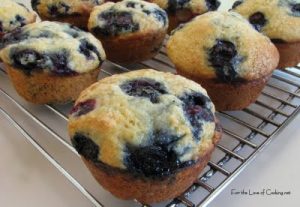 Blueberry – Yogurt Muffins
