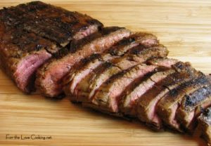 Sweet and Spicy Flank Steak