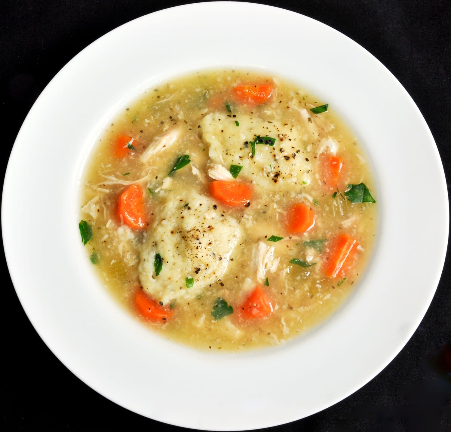 Chicken and Basil Dumplings For the Love of Cooking