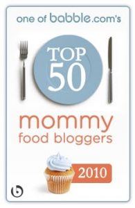 Top 50 Mom Food Bloggers