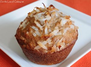 Banana, Coconut, and Pineapple Muffins