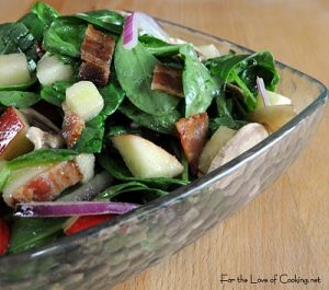 Spinach Salad with Maple-Dijon Vinaigrette