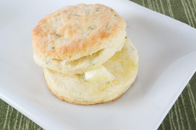 Flaky Buttermilk and Chive Biscuits
