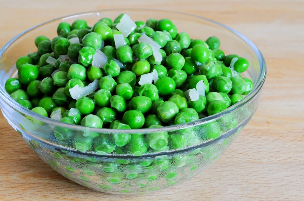 Peas with Butter and Shallots