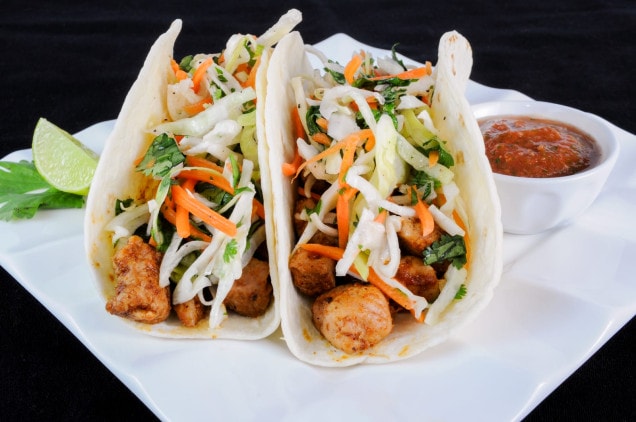 Pork Tenderloin Tacos with Tangy Slaw | For the Love of Cooking