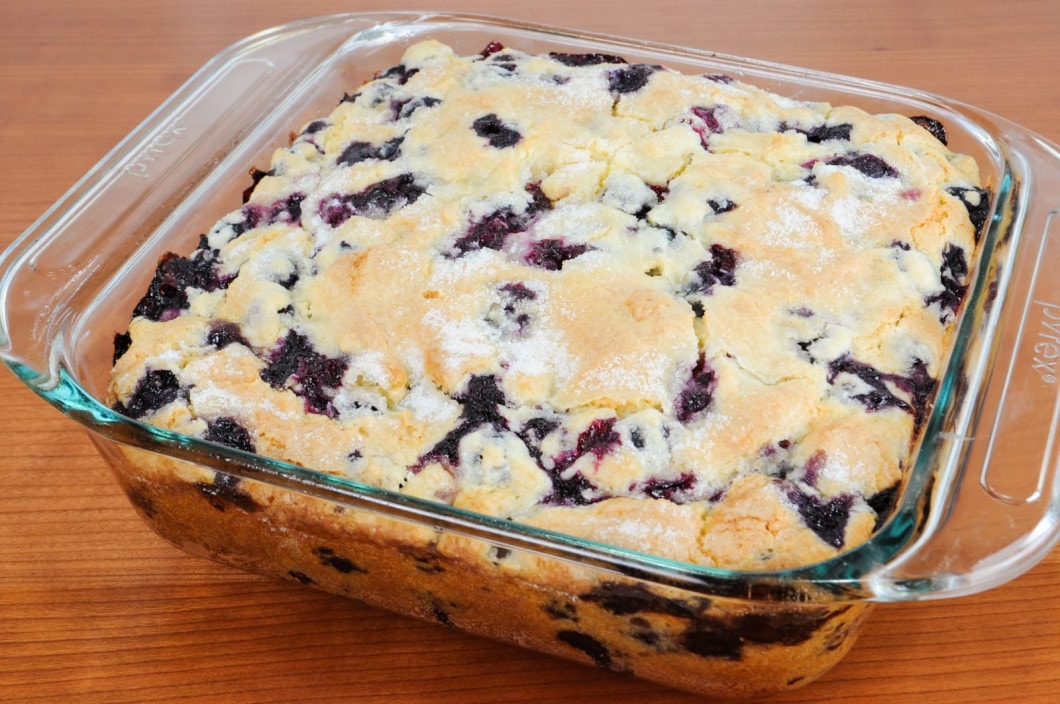 Buttermilk Blueberry Breakfast Cake