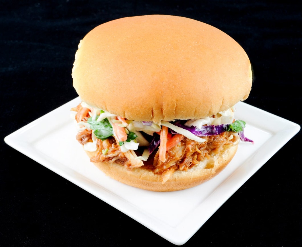 Barbecue Chicken Sandwiches with Coleslaw
