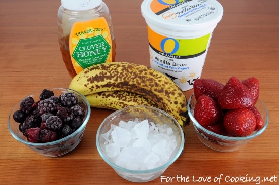 Mixed Berry, Banana, and Yogurt Smoothie