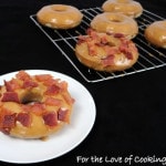 Baked Donuts with Maple Frosting and Bacon Crumbles