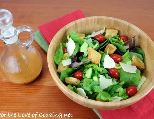 Mixed Green Salad with Fresh Vinaigrette