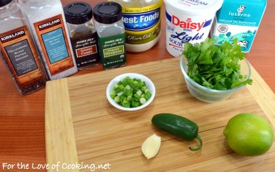 Creamy Cilantro Dressing | For the Love of Cooking