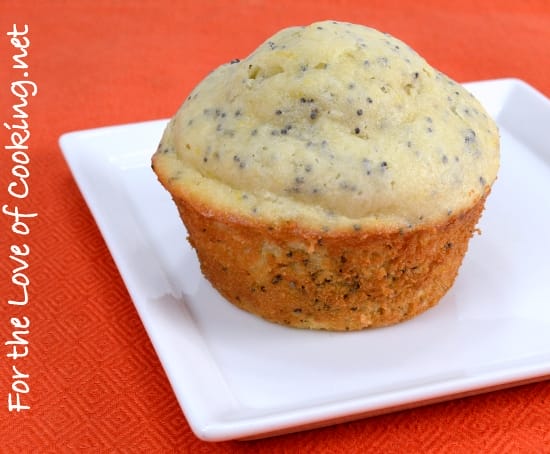 Blood Orange and Poppy Seed Muffins