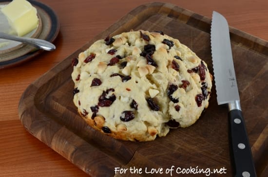 Pan de Campo with Dried Cherries, Blueberries, and White Chocolate Chips