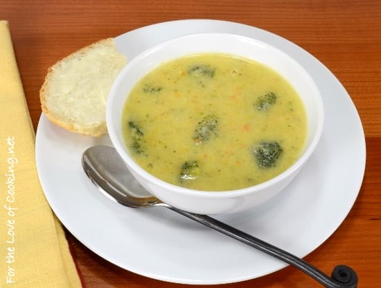 Broccoli, Cheese, and Potato Soup