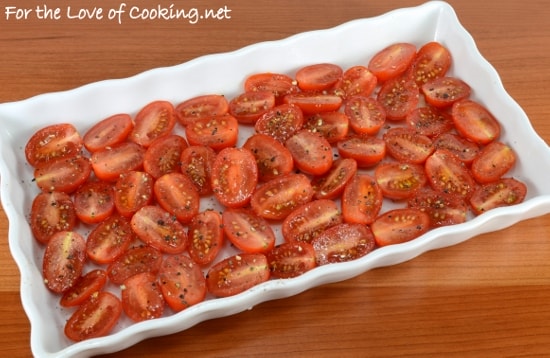 Panko Topped Roasted Grape Tomatoes