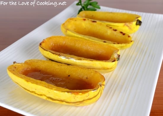 Delicata Squash with Brown Sugar and Butter