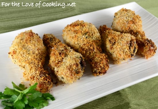 Crispy Roasted Mustard and Thyme Chicken Drumsticks