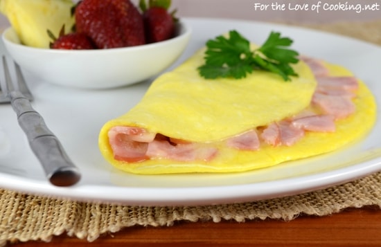 Ham and Extra Sharp White Cheddar Omelette