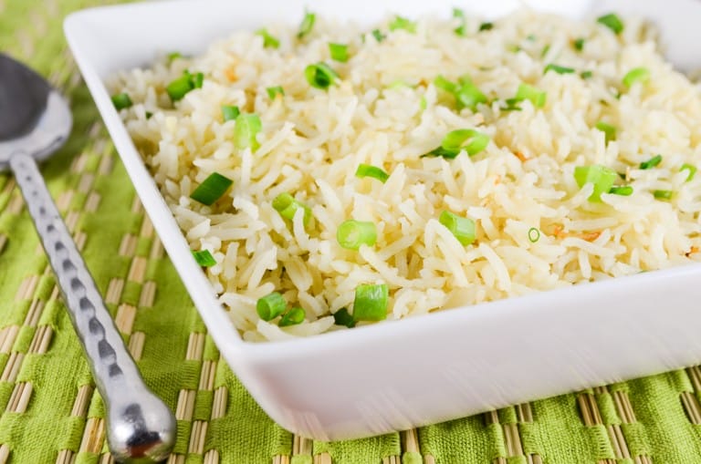 Sesame Garlic Basmati Rice