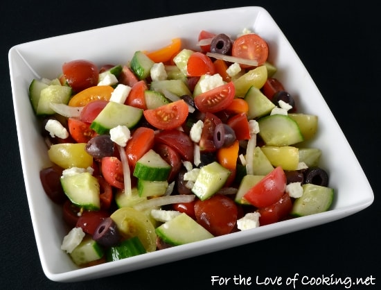 Heirloom Tomato Greek Salad