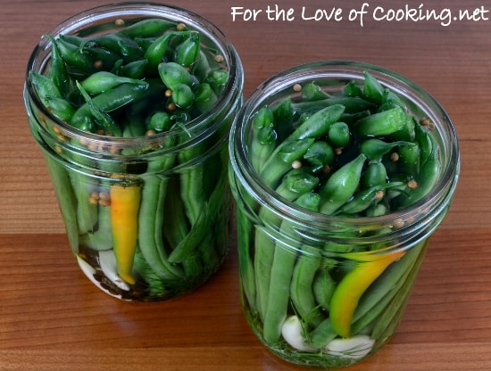 Quick Refrigerator Spicy Dill Green Beans