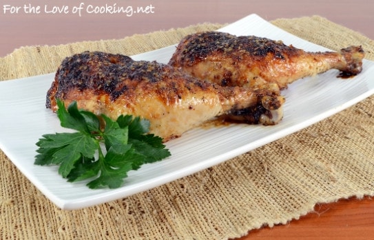 Teriyaki Glazed Chicken Leg Quarters | For the Love of Cooking