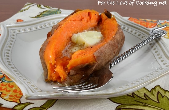 Simply Baked Sweet Potatoes