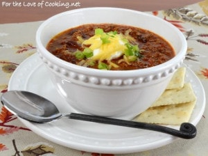 Beef and Bean Chipotle Chili