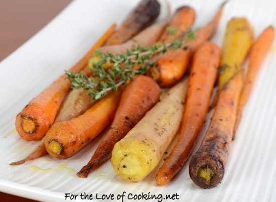 Roasted Carrots with Garlic and Thyme