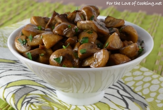 Mushroom Sauté with Soy, Butter, and Garlic