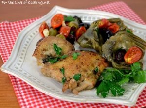 Tuscan Chicken with Artichokes, Tomatoes, and Olives