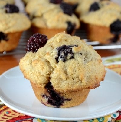 Blackberry Muffins | For the Love of Cooking