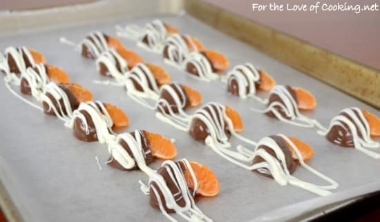 chocolate covered candied clementines