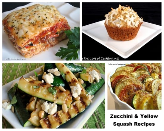Zucchini and Yellow Squash – Recipe Round-Up