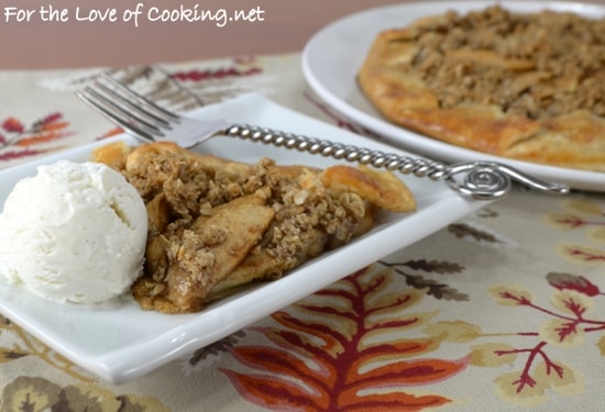 Apple Galette with Crumble Topping
