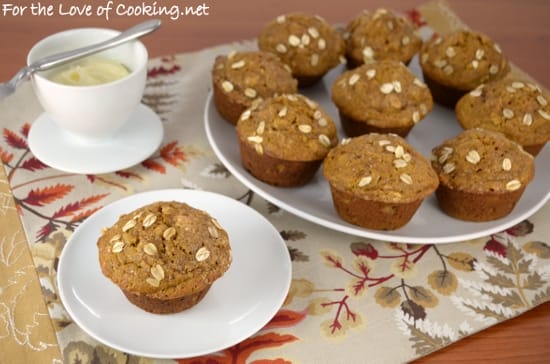 Maple-Pumpkin Muffins with Oats