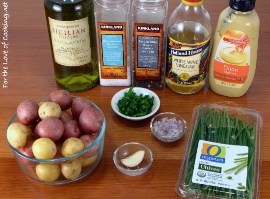 Warm Baby Potato Salad with Herb Shallot Vinaigrette