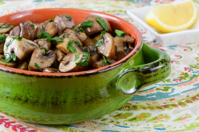 Mushroom Sauté with Lemon and Garlic