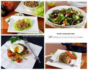 Parade's Community Table ~ 20 Healthy Recipes To Start Your New Year Off Right!