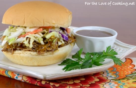 Carolina-Style Pulled Pork Sandwiches | For The Love Of Cooking