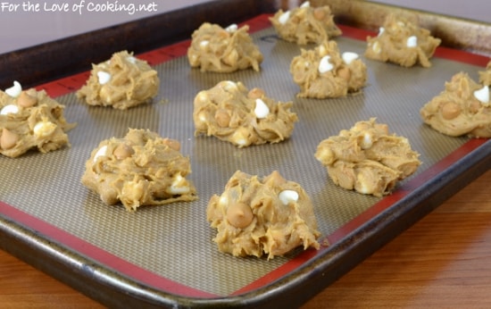 Butterscotch White Chocolate Chip Pudding Cookies