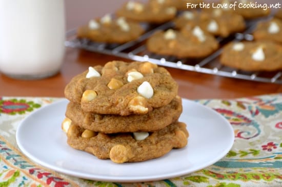 Butterscotch White Chocolate Chip Pudding Cookies