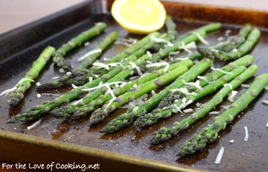 Garlic Browned Butter Roasted Asparagus