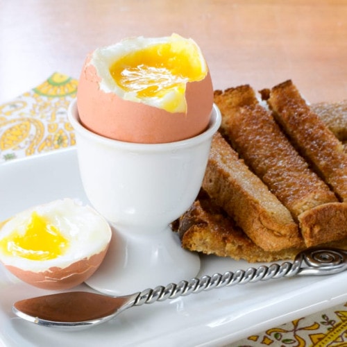 Soft-boiled eggs with dippers - Recipes 