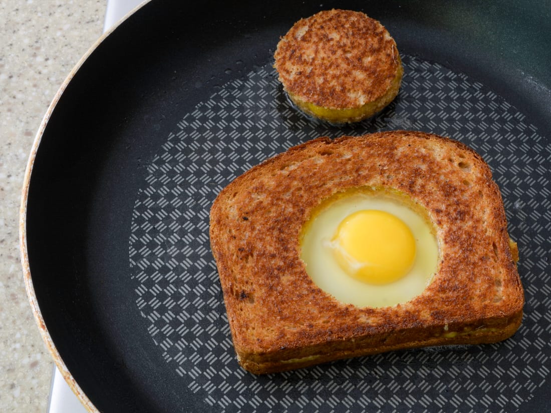 Grilled Cheese Egg-in-a-Hole