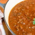 Rustic Slow-Simmered Tomato Sauce with Meat