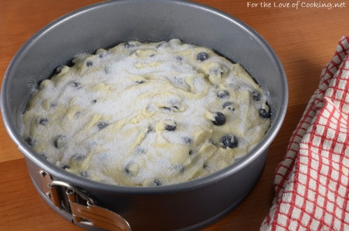 Blueberry Vanilla Bean Cake with Lemon Whipped Cream